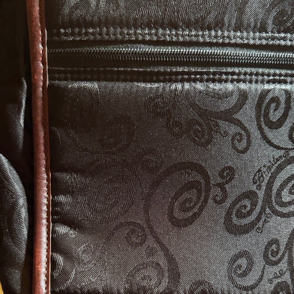 Brighton Croc-Embossed Leather Bag 18inches by 12. - Picture 7 of 16